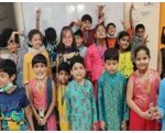 Grades I-III were dressed up in ethnic attire and celebrated Dussehra with fervor.