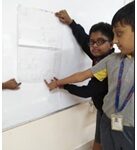 1st November,2022 – Students of Grade III sketched the school plan.
