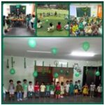 4th November,2022 – Pre Primary students clebrated Green colour day.