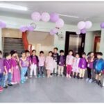 Pre-Primary classes turned into beautiful purple tulip gardens as the tiny tots celebrated Purple colour day with excitement.