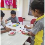 17th April,2023 – Students of Grade III took an adventurous camp on the study of Patterns.