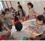 13th July,2023 – Students of Grade IV made a communication device using paper cups during their PBL class.