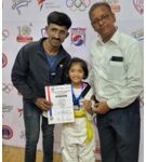 The Fearless Taekwondo Queen: Conqueror of Gold and Silver.Saanika Sagar Bhuyar from Grade 1B, has achieved tremendous success in the field of Taekwondo.