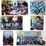 8th August,2023 – Pre-primary segment celebrated blue colour day through activities and songs.