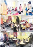 1st August,2023- Children of Jr.KG and Sr.KG were taught about stranger and danger with an activity.