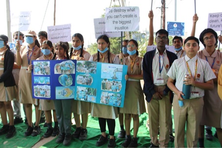 Environmental Cleanup and Floating Wetlands Project:On the morning of 12th October, students from Suchitra Academy, supported by the local community and MLA KP Vivekananda Garu, launched an initiative to restore Vennelagadda Lake.