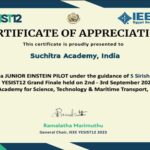 Congratulations! Ms. Sirisha Devi for her success in Pilot SPOC for IEEE YESIST12 2023!