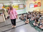 12th April , 2024 : Nursery students embarked on an enchanting journey through the timeless narrative of the ‘Monkey and the Cap Seller’ during their engaging Storytelling session.