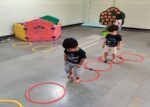 Enhancing gross motor skills of the playgroup children.